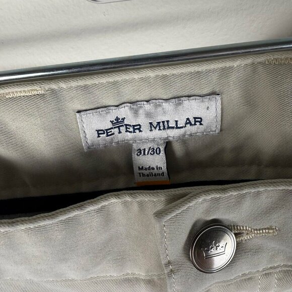 Peter Millar Performance EB66 5 Pocket Stretch Golf Pants 31x25 Cropped - Picture 2 of 5